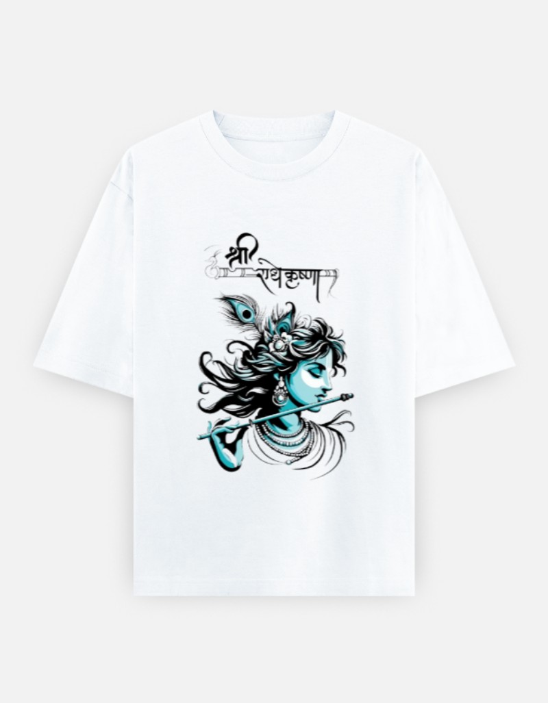 Radhe krishna Oversized T-Shirt