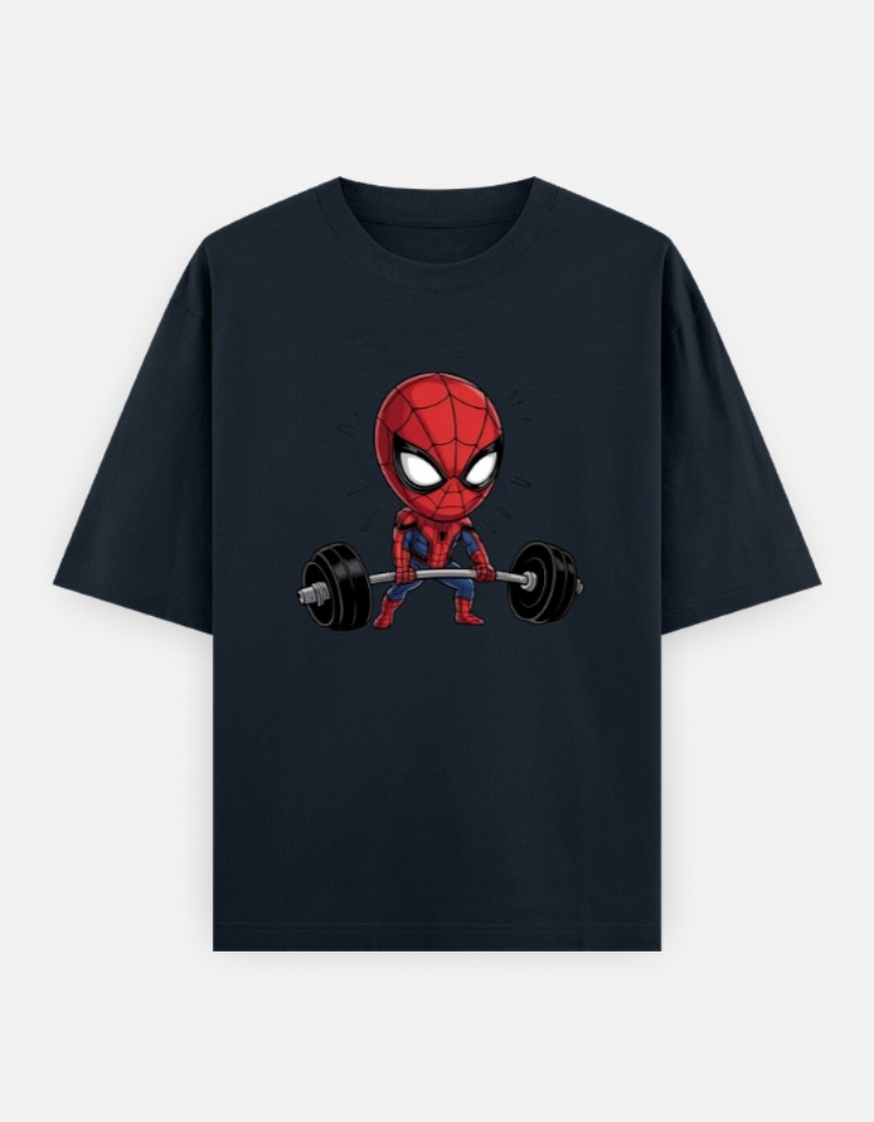 Spiderman Oversized Classic Gym T-Shirt