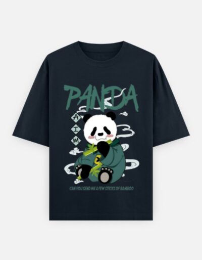 Bamboo Panda Oversized T-Shirt