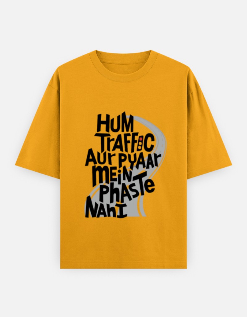 Traffic aur pyaar Oversized Tee