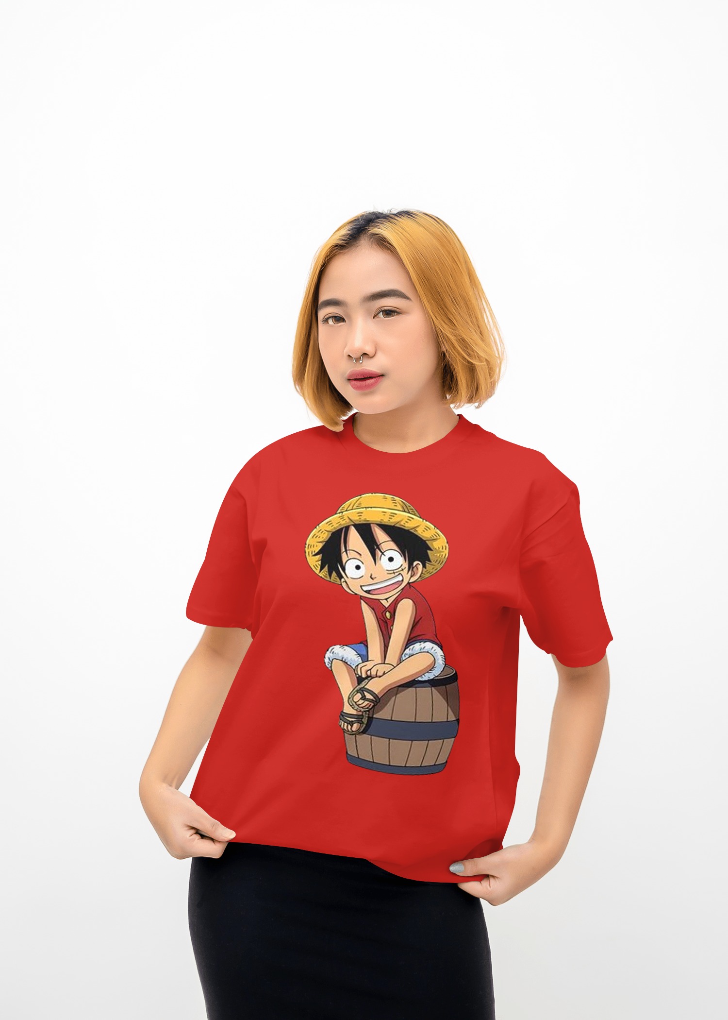 Luffy Anime Oversized Tshirt